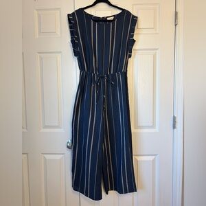 Universal Thread Navy and Cream Striped Dress
